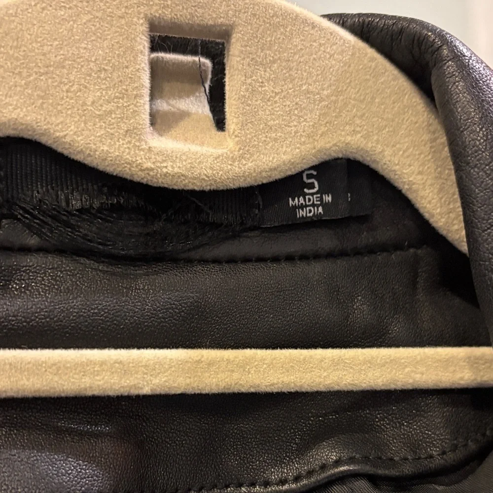 BLK DNM Black Leather Biker Jacket - Picture 7 of 8